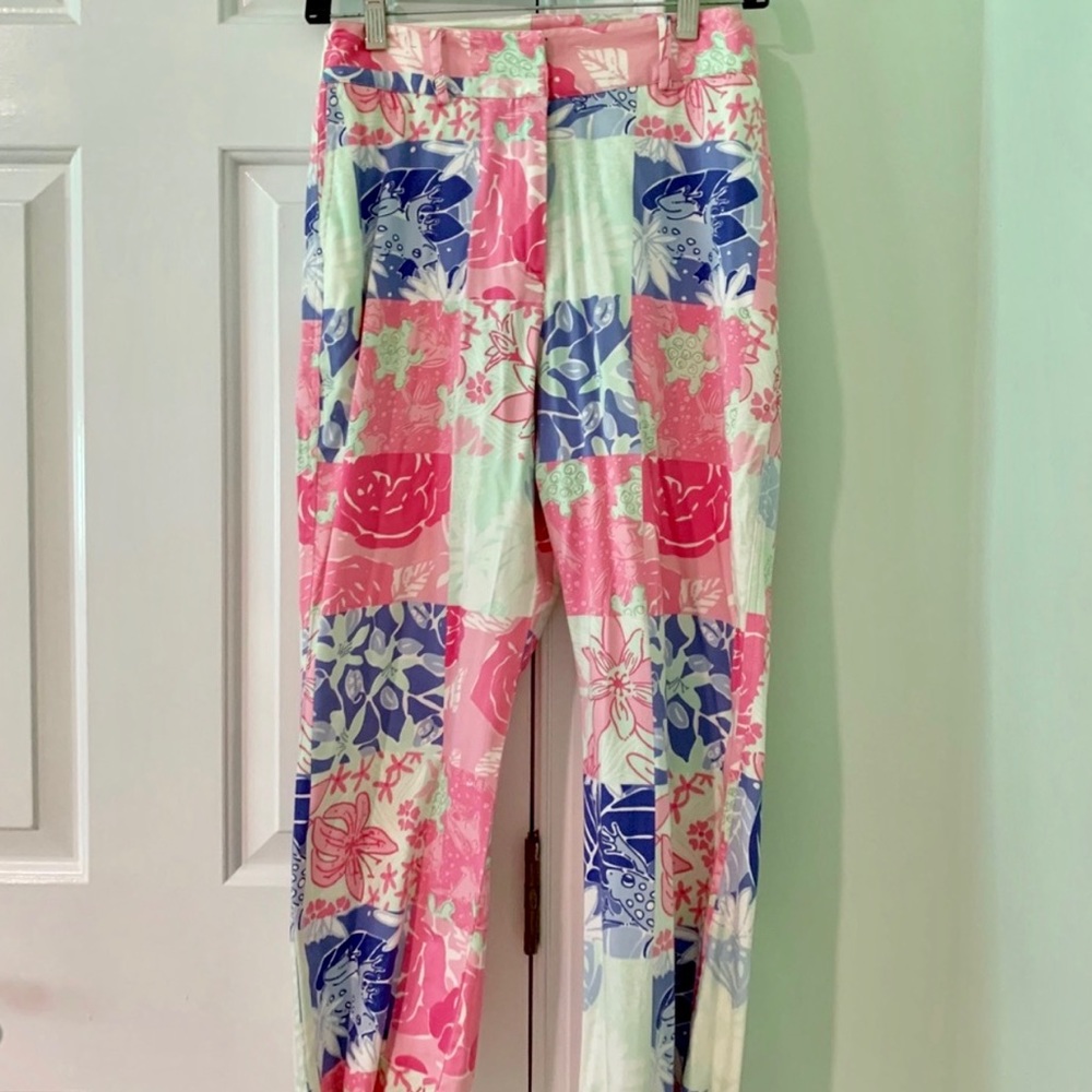 Lilly Pulitzer Charming Patch capris - size 8